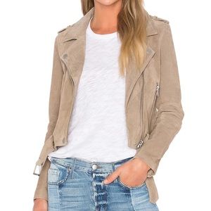 BLANK NYC Moto Suede Jacket Size Small